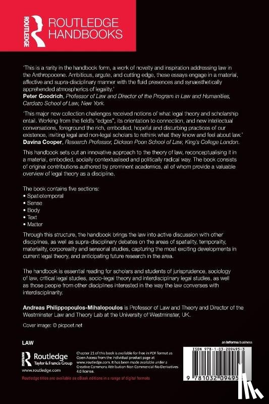  - Routledge Handbook of Law and Theory
