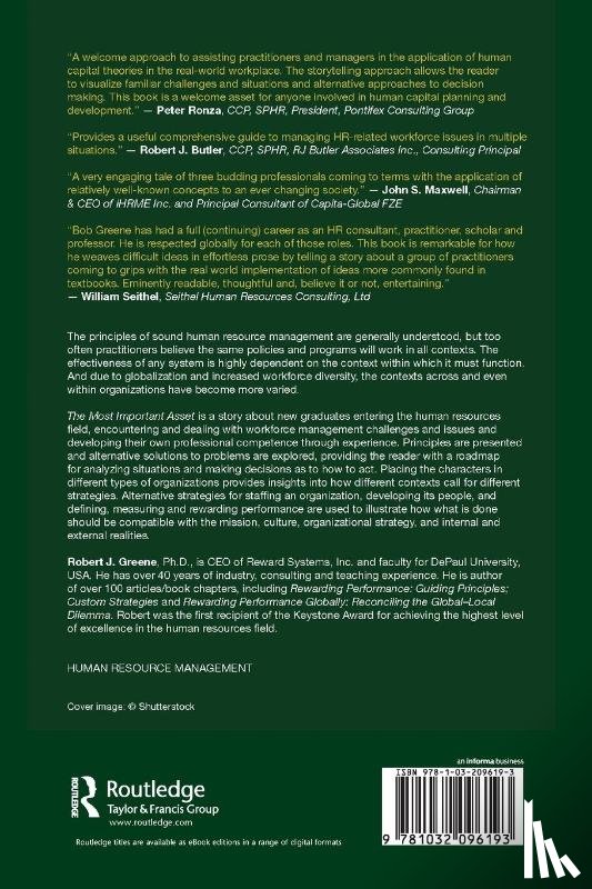 Greene, Robert (DePaul University - The Most Important Asset