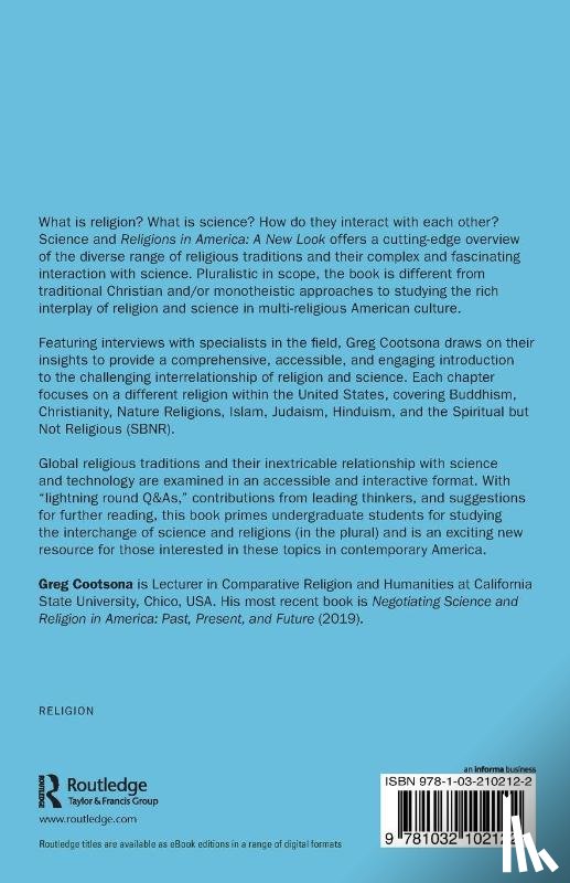 Cootsona, Greg (California State University Chico - Science and Religions in America