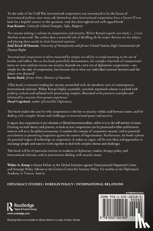 Kemp, Walter A. (Global Initiative against Transnational Organized Crime - Security through Cooperation