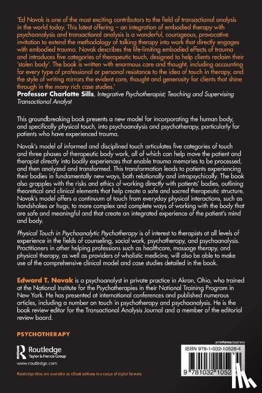 Novak, Edward - Physical Touch in Psychoanalytic Psychotherapy