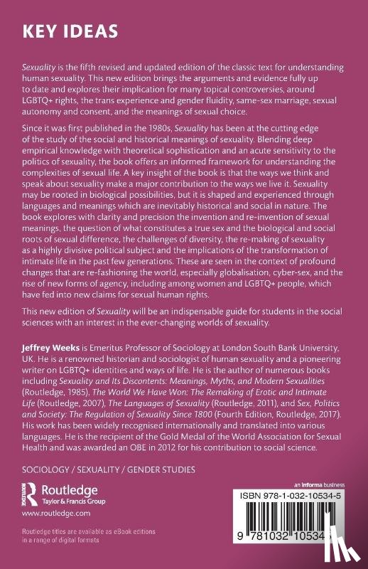 Weeks, Jeffrey (London South Bank University - Sexuality