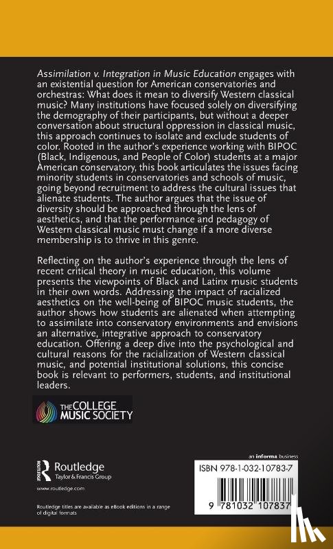 Jenkins, Christopher (Oberlin College and Conservatory - Assimilation v. Integration in Music Education