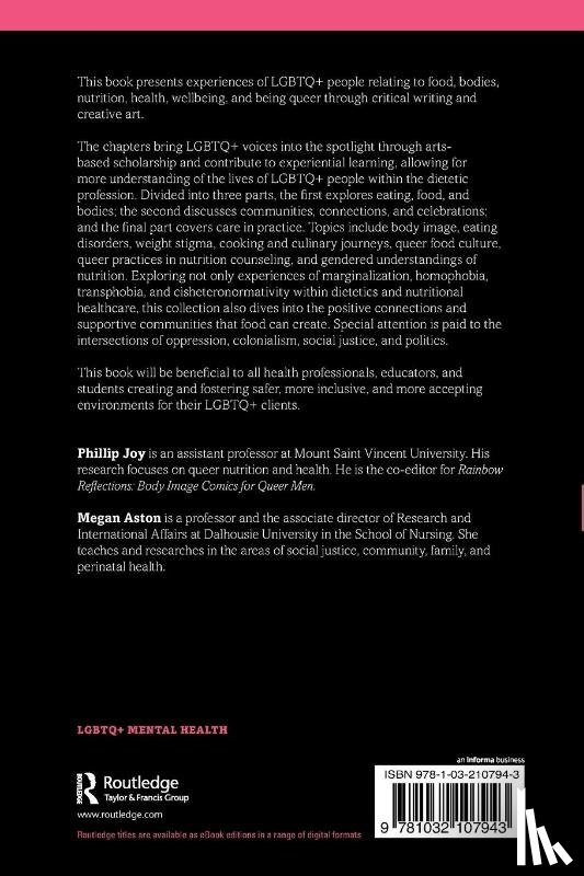  - Queering Nutrition and Dietetics