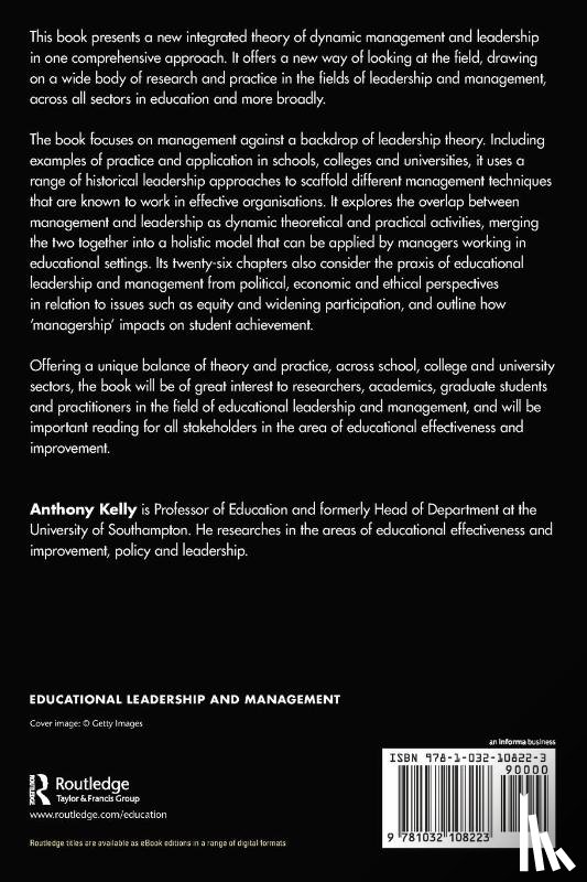 Kelly, Anthony (University of Southampton - Dynamic Management and Leadership in Education
