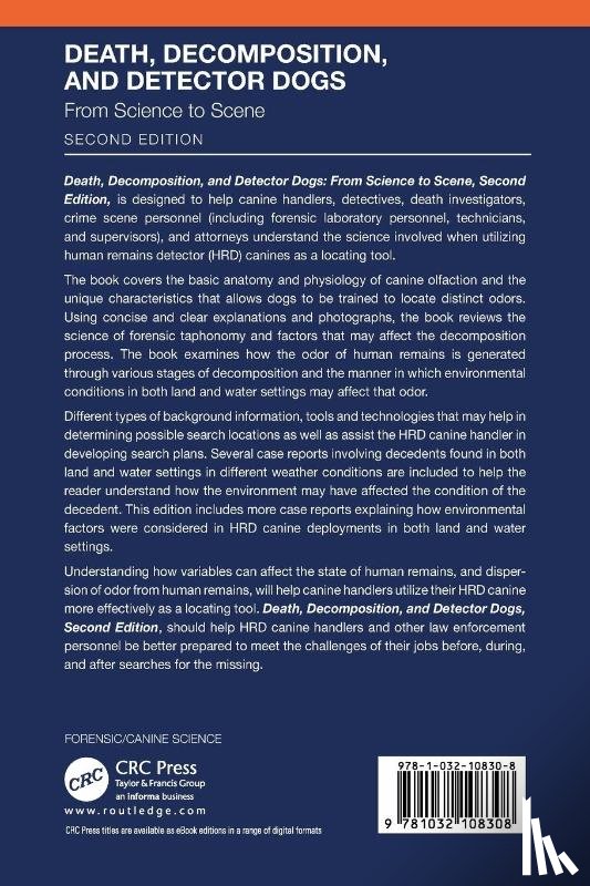 Stejskal, Susan M. (Recover K9 / St. Joseph County Sheriff’s Department - Death, Decomposition, and Detector Dogs