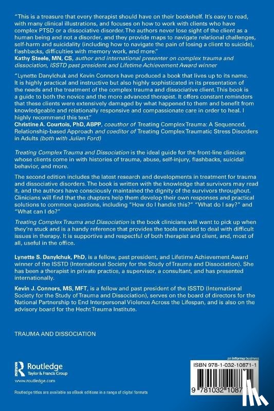 Danylchuk, Lynette S. (Private practice, Connors, Kevin J. (Private practice - Treating Complex Trauma and Dissociation