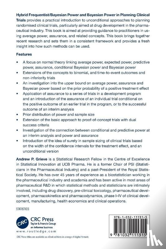 Grieve, Andrew P. - Hybrid Frequentist/Bayesian Power and Bayesian Power in Planning Clinical Trials