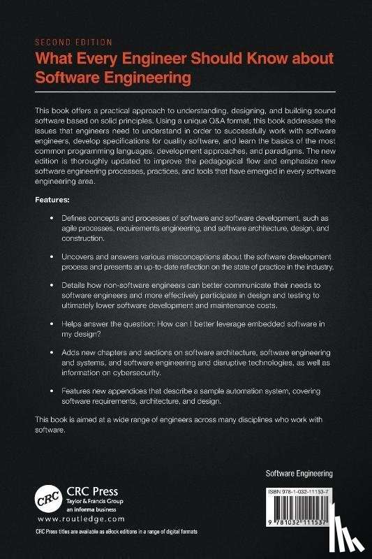 Laplante, Phillip A. (The Pennsylvania State University, Kassab, Mohamad - What Every Engineer Should Know about Software Engineering