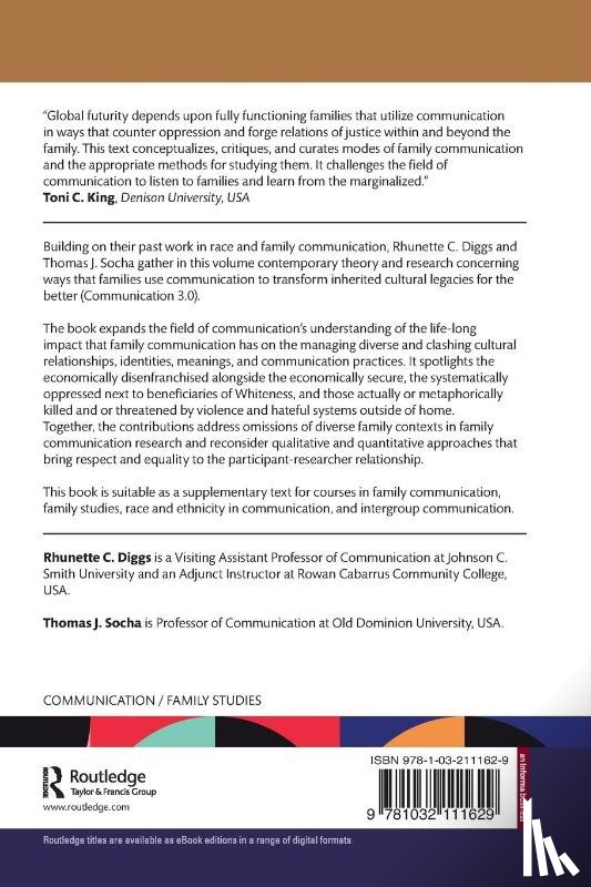  - Family Communication and Cultural Transformation