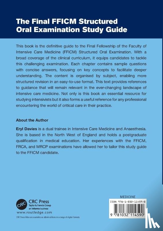 Davies, Eryl (Manchester - The Final FFICM Structured Oral Examination Study Guide