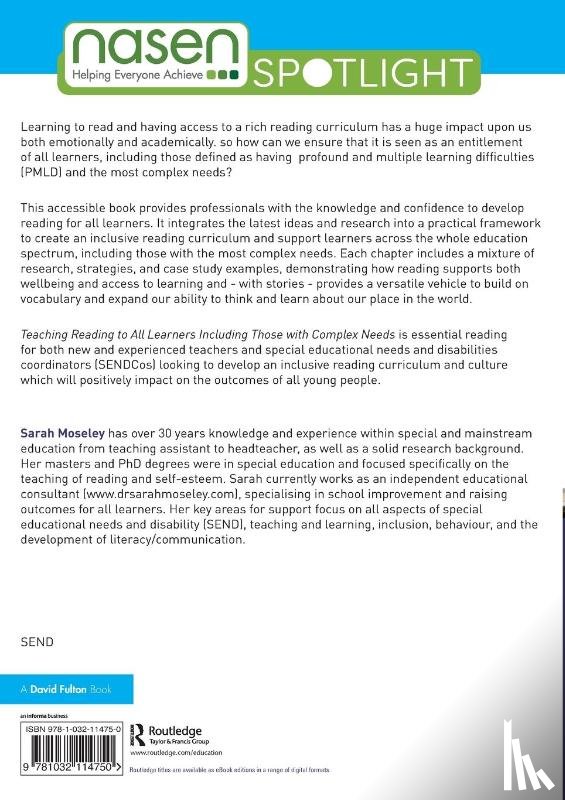 Moseley, Sarah - Teaching Reading to All Learners Including Those with Complex Needs