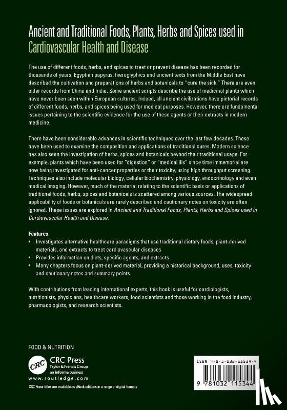  - Ancient and Traditional Foods, Plants, Herbs and Spices used in Cardiovascular Health and Disease