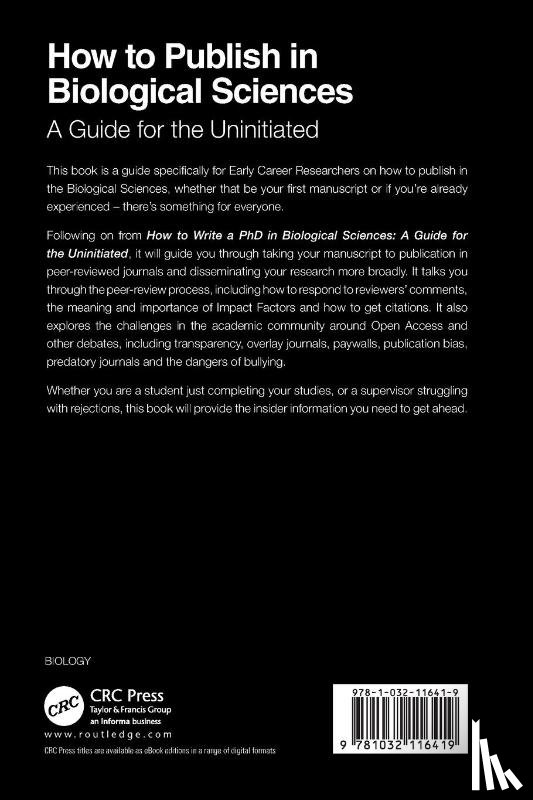 Measey, John - How to Publish in Biological Sciences