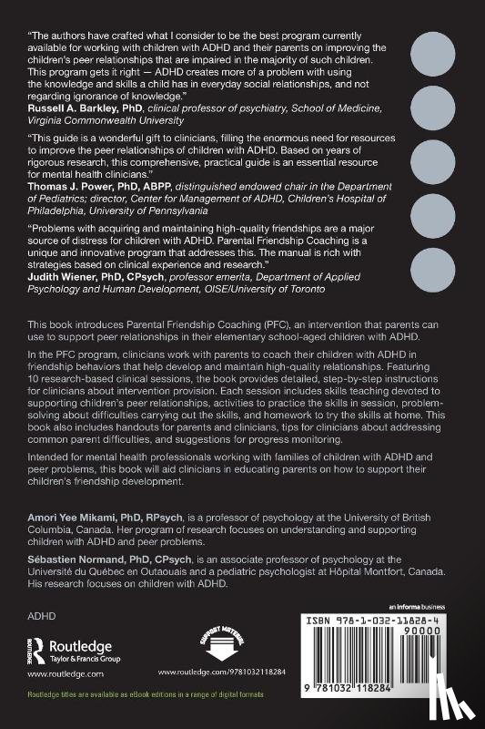Mikami, Amori Yee, Normand, Sebastien - Parents as Friendship Coaches for Children with ADHD