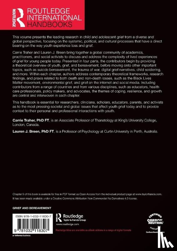  - The Routledge International Handbook of Child and Adolescent Grief in Contemporary Contexts