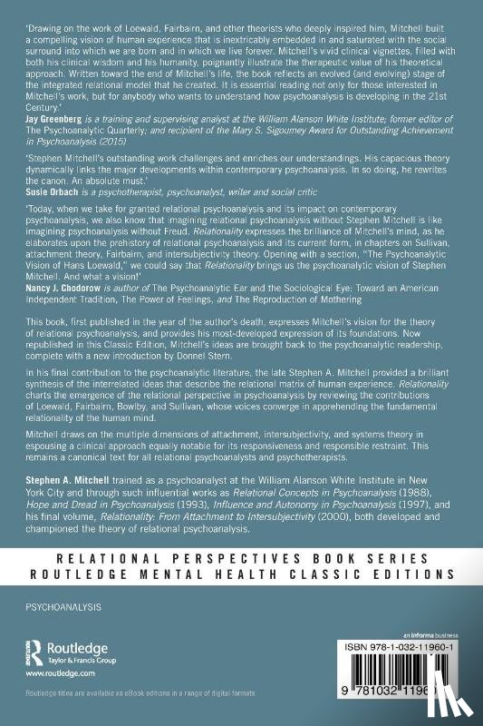 Mitchell, Stephen A. - Relationality