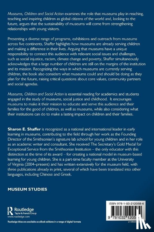 Shaffer, Sharon E. (Part-time faculty member at the University of Virginia - Museums, Children and Social Action