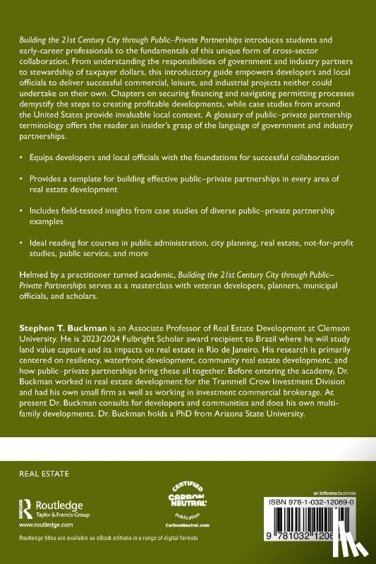  - Building the 21st Century City through Public-Private Partnerships