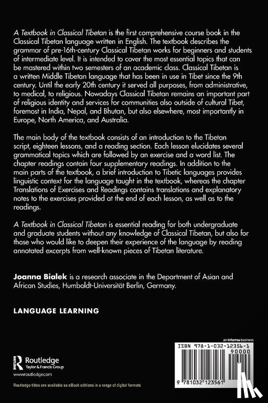 Bialek, Joanna - A Textbook in Classical Tibetan