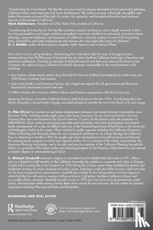 Oliver, H. Pike (Runstad Department of Real Estate, Stockstill, C. Michael - Transforming the Irvine Ranch