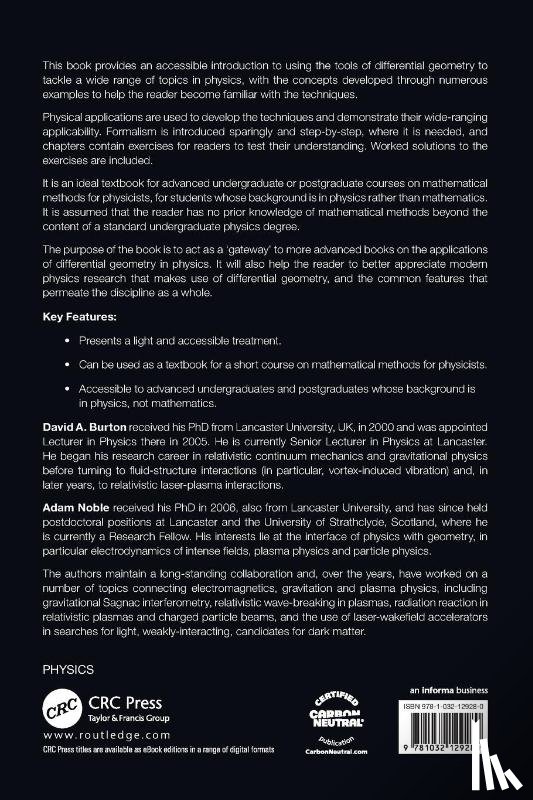 Burton, David A., Noble, Adam - A Geometrical Approach to Physics