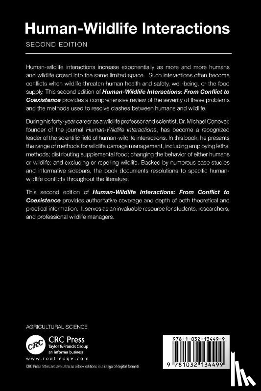 Conover, Michael R. (Director, Conover, Denise O. - Human-Wildlife Interactions
