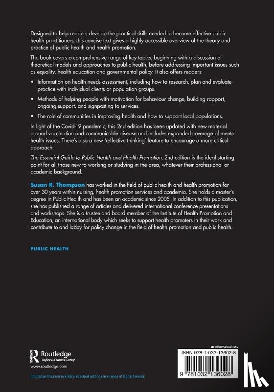 Thompson, Susan R. (University of Nottingham - The Essential Guide to Public Health and Health Promotion