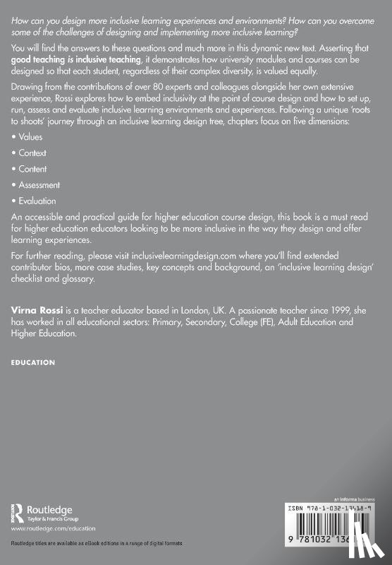 Rossi, Virna - Inclusive Learning Design in Higher Education