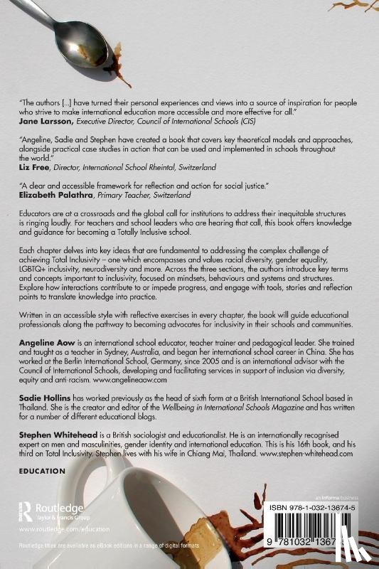 Aow, Angeline (Berlin International School, Hollins, Sadie (Total Inclusivity, Whitehead, Stephen (Total Inclusivity - Becoming a Totally Inclusive School