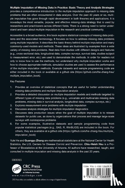 He, Yulei, Zhang, Guangyu, Hsu, Chiu-Hsieh (Epidemiology and Biostatistics Division - Multiple Imputation of Missing Data in Practice