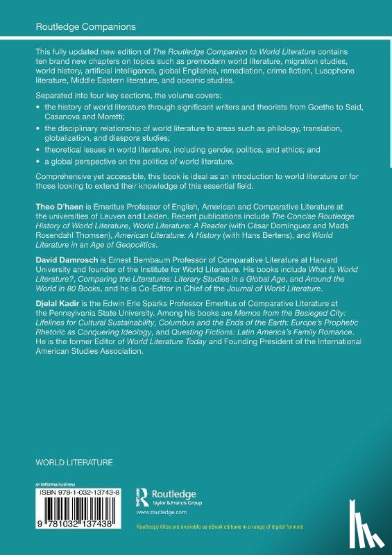  - The Routledge Companion to World Literature