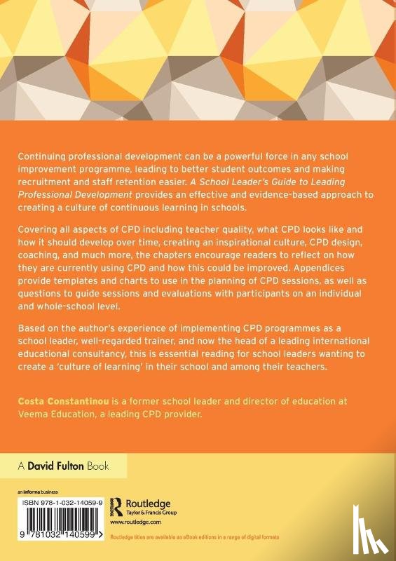 Constantinou, Costa - A School Leader's Guide to Leading Professional Development