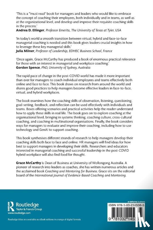 McCarthy, Grace (University of Wollongong - Successful Coaching for Leaders and Managers