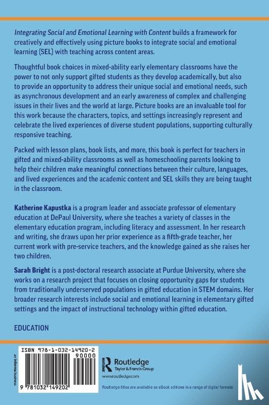 Kapustka, Katherine (DePaul University, Bright, Sarah (Purdue University - Integrating Social and Emotional Learning with Content