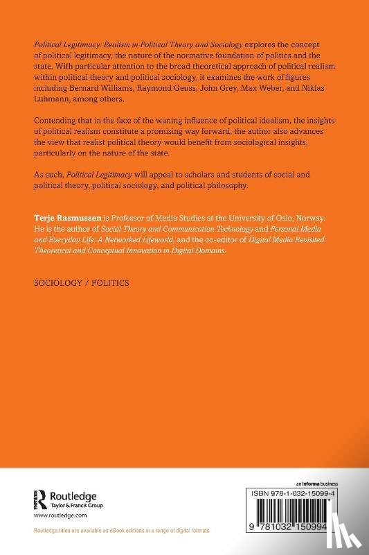 Rasmussen, Terje (University of Oslo - Political Legitimacy