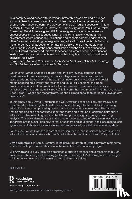 Armstrong, David, Armstrong, Gill - Educational Trends Exposed