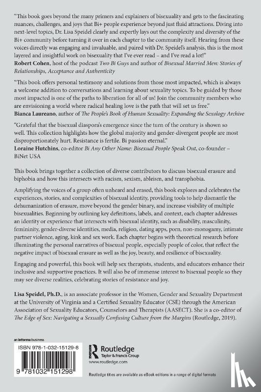 Speidel, Lisa - Bisexuality Beyond Binaries