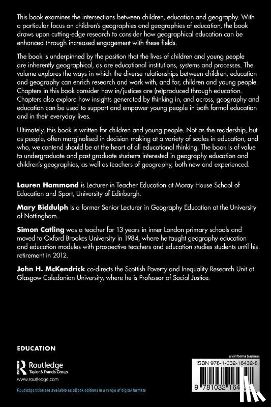  - Children, Education and Geography