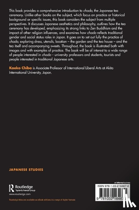 Chiba, Kaeko - The Japanese Tea Ceremony – An Introduction