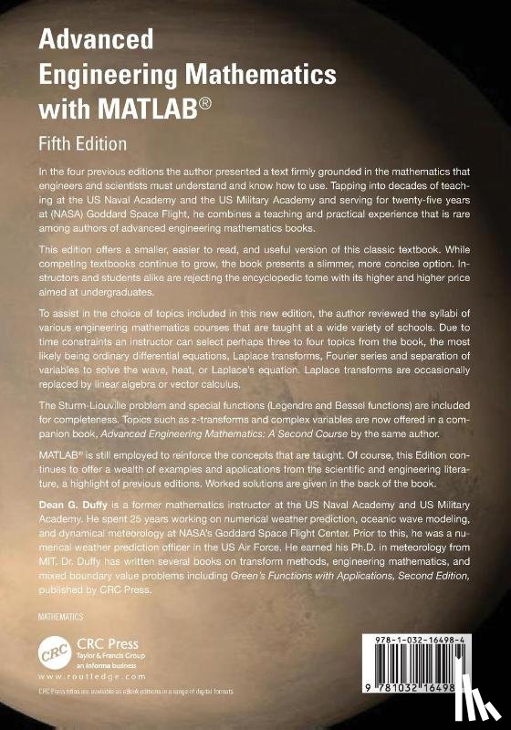Duffy, Dean G. (US Naval Academy - Advanced Engineering Mathematics with MATLAB