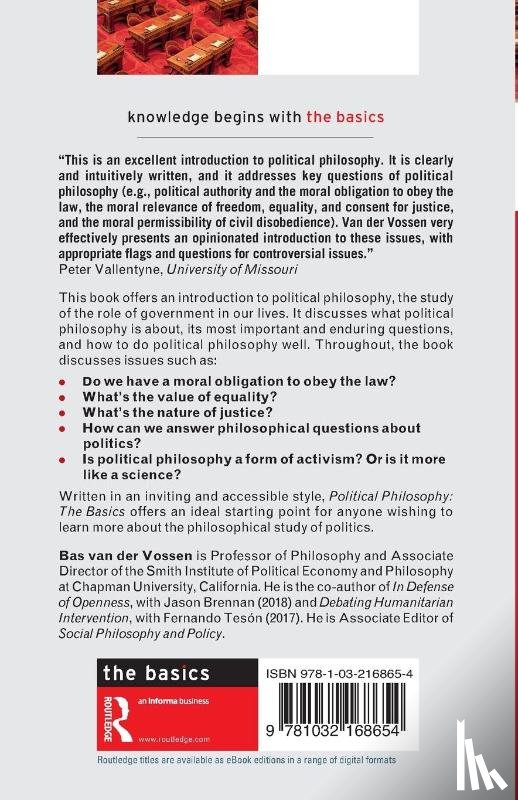 van der Vossen, Bas - Political Philosophy: The Basics