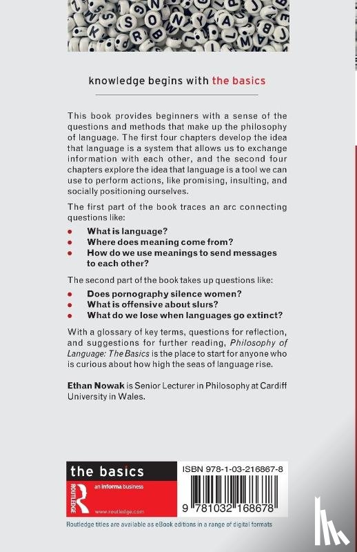 Nowak, Ethan (Cardiff University - Philosophy of Language: The Basics