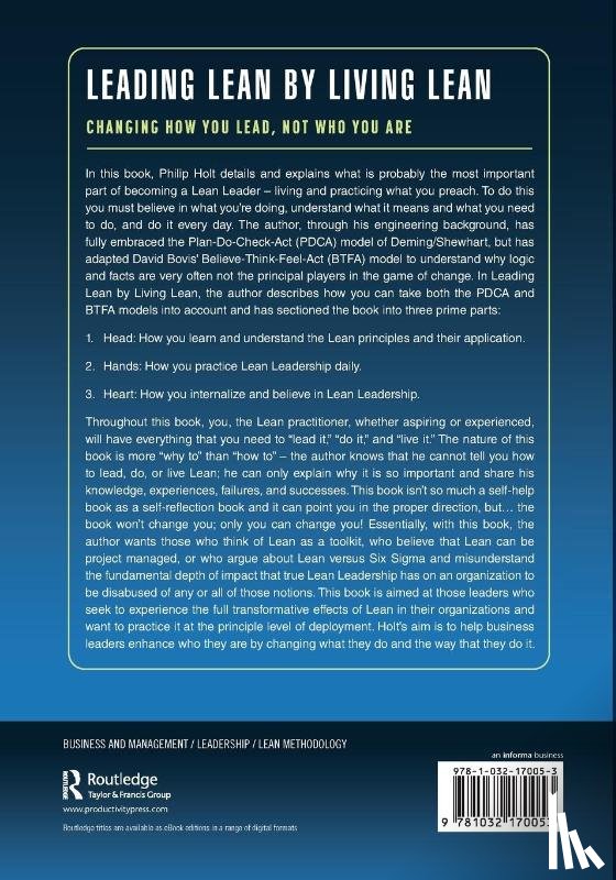 Holt, Philip - Leading Lean by Living Lean