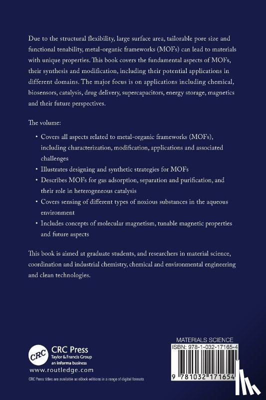  - Advanced Functional Metal-Organic Frameworks