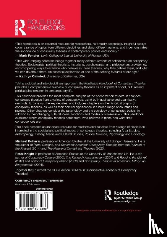  - Routledge Handbook of Conspiracy Theories