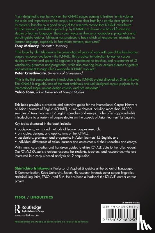 Ishikawa, Shin'ichiro (Kobe University - The ICNALE Guide