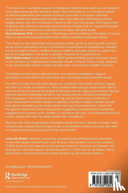  - Working with Client Experiences of Domestic Abuse