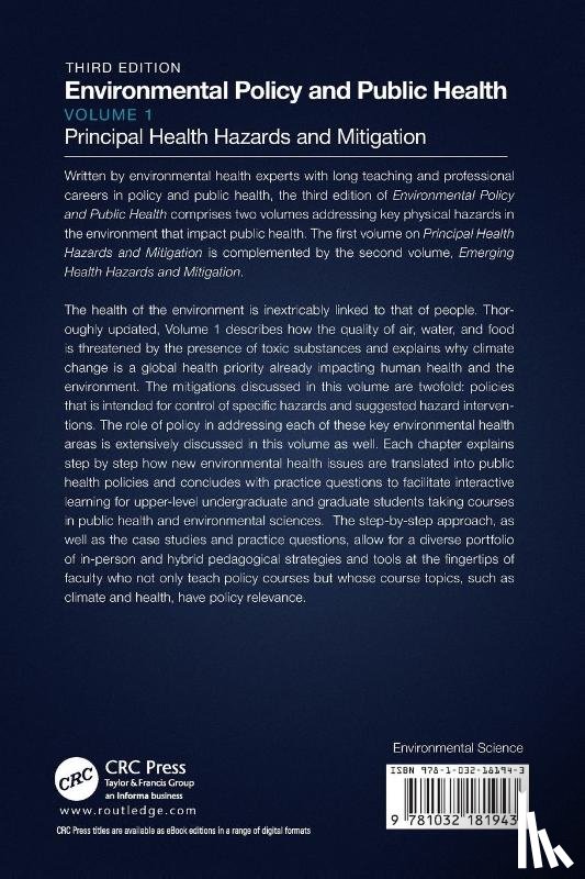Johnson, Barry L. (Emory University, Lichtveld, Maureen Y. (University of Pittsburgh - Environmental Policy and Public Health