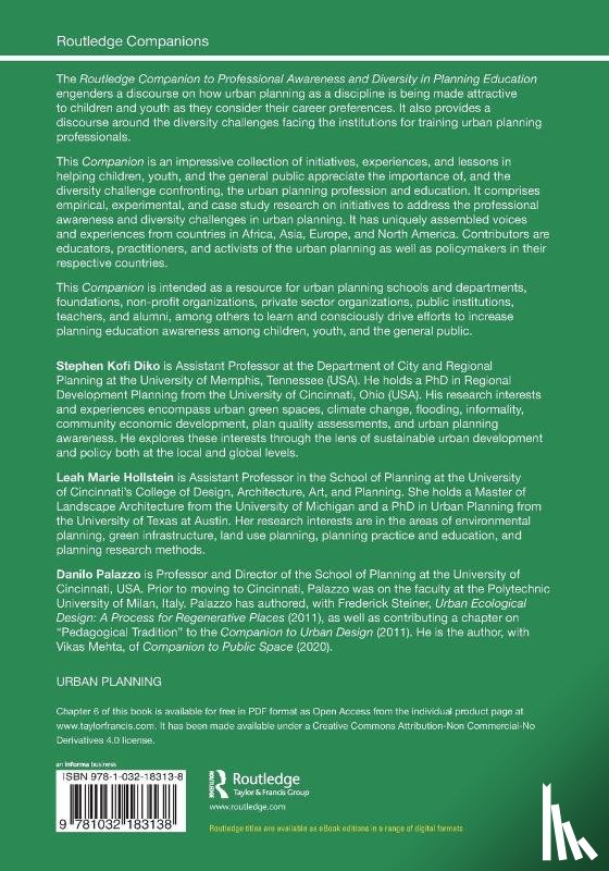  - Routledge Companion to Professional Awareness and Diversity in Planning Education